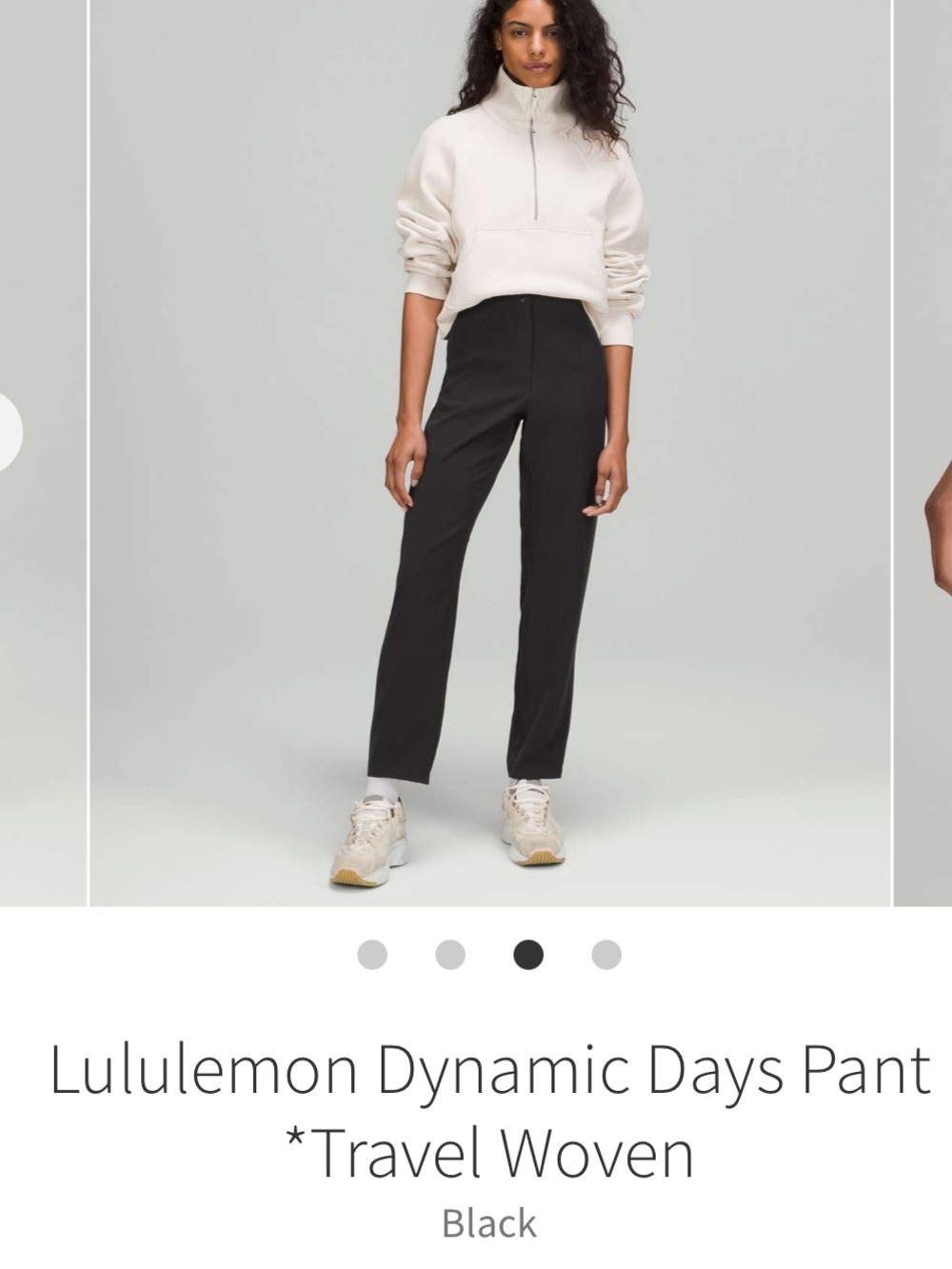 lululemon athletica Dynamic Days Pant - Black size 27